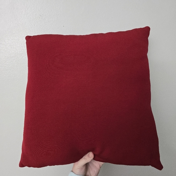 Tapestry Throw Pillow Snowman Birdhouse Christmas  15"X 15” - Picture 4 of 6